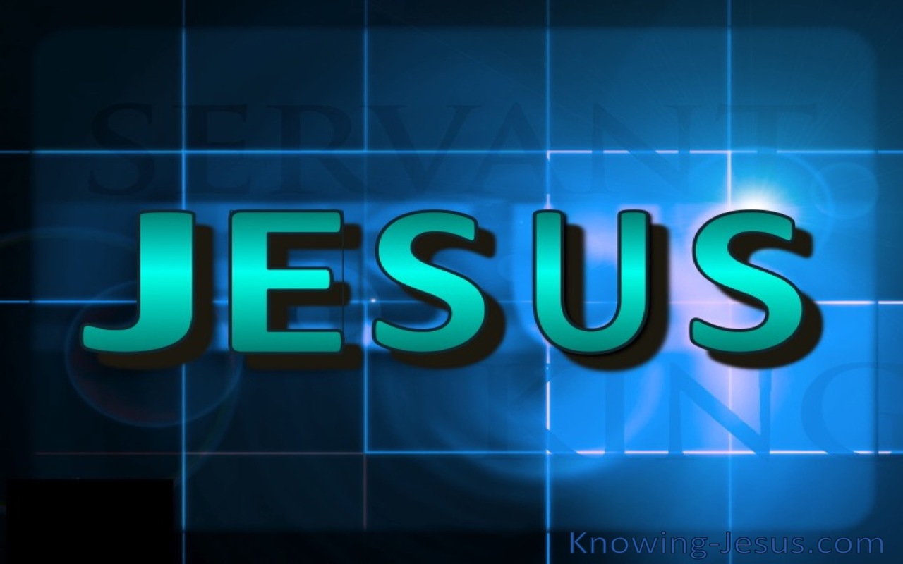 JESUS - His Name (blue)